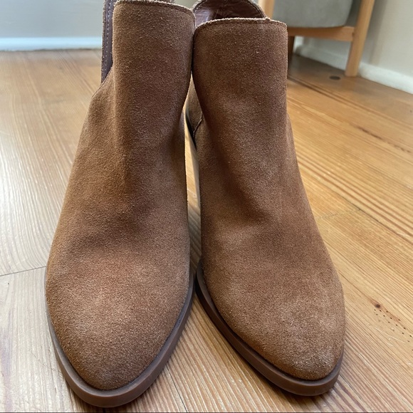 Steve Madden Aker brown sueded leather bootie SIZE 7 - Picture 4 of 12